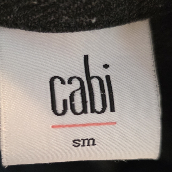 Cabi Ponte Knit Blazer Gray Contrast Trim Size Small - Picture 10 of 10